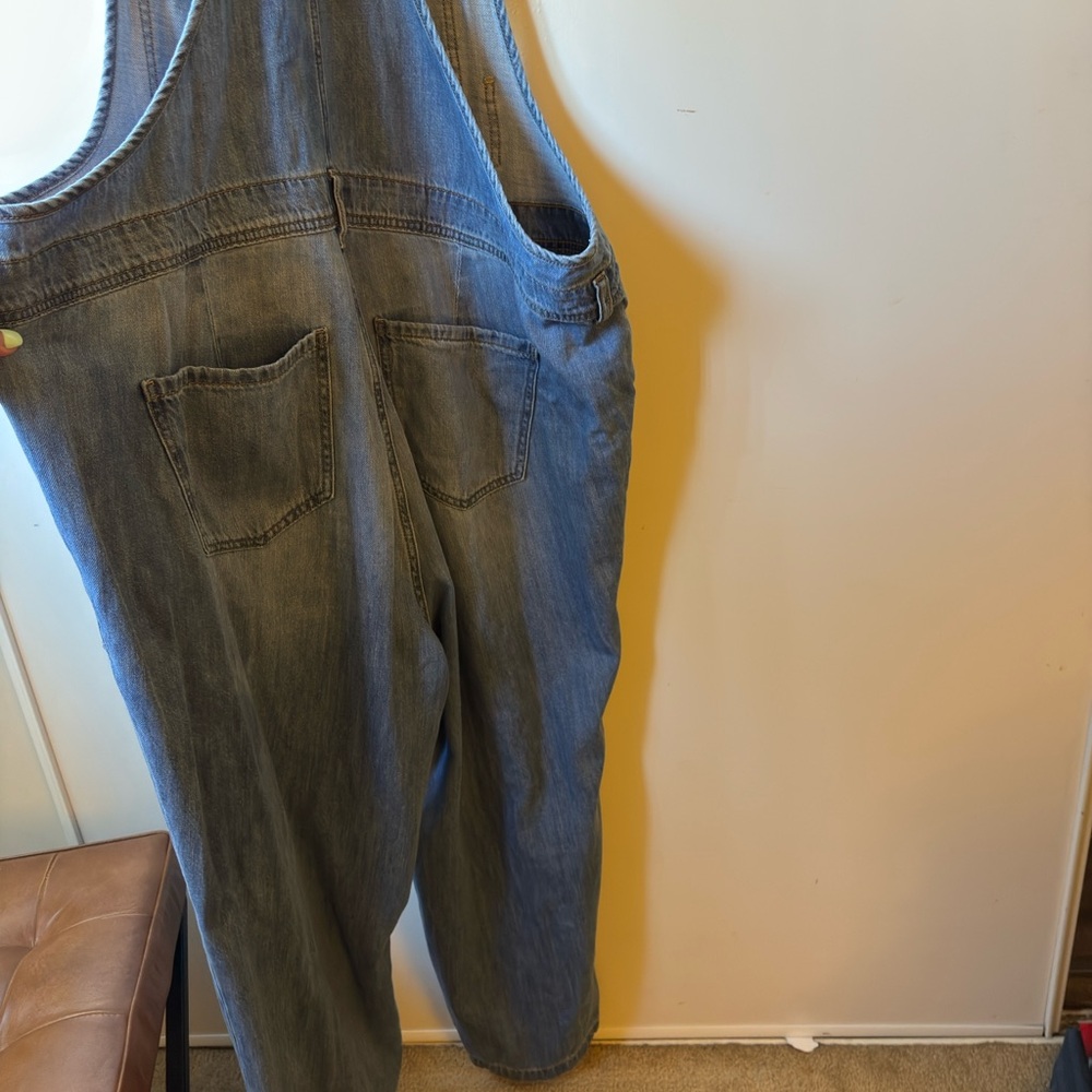 Torrid Button Front Overalls 18 - Picture 6 of 10